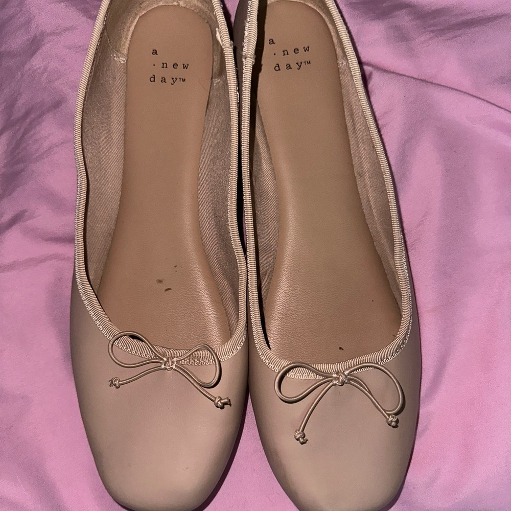 Nude Target Brand Flats